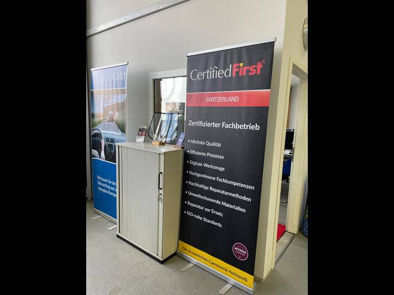 So weiss der Kunde sofort Bescheid: «Certified First Switzerland» klärt auf den ersten Blick auf.