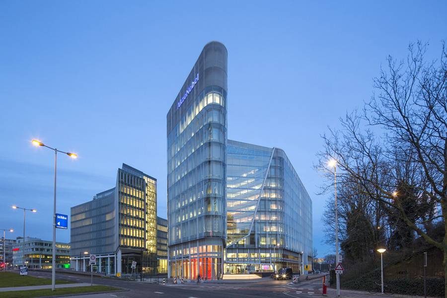 Ici bat le cœur du futur géant des peintures : le siège d’AkzoNobel à Amsterdam, l’un des deux pôles stratégiques du groupe fusionné.