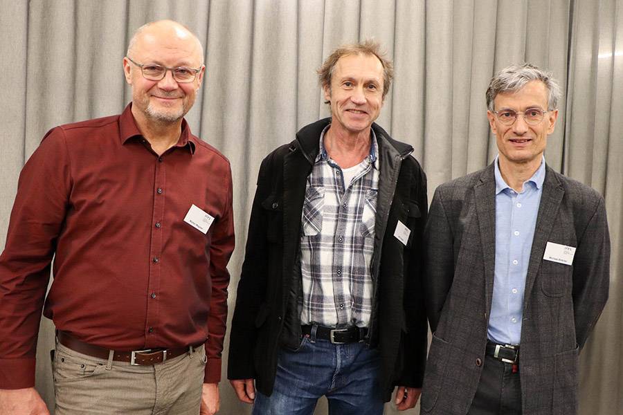 Vermittelten Erkenntnisse aus den Bereichen Treibstoffe, Holz und Bewertung (v. l.): Walter Wagner, Ulli Freyer und Michael Birkner.