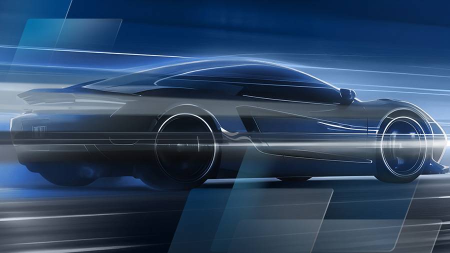 Ein Fahrzeug wie unter Strom: Linien verschwimmen, Formen strecken sich, das Blau wirkt nicht lackiert, sondern in Bewegung versetzt. Genau hier setzt «Rhythm of Blues» an – Farbe nicht als Oberfläche, sondern als Taktgeber für eine Mobilität, die Geschwindigkeit, Emotion und Haltung gleichzeitig transportieren will.