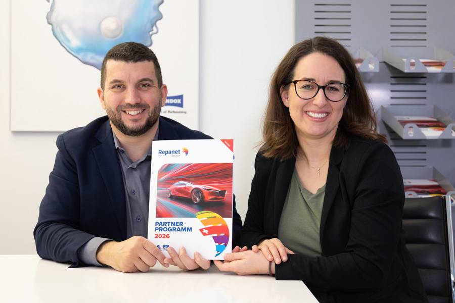 Dominic Schenker (Business Development Manager) et Laura Jacober (Marketing Teamleader) se réjouissent de l’arrivée du nouveau programme partenaires.