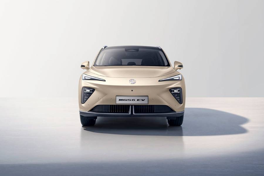 Ligne nette plutôt que calandre : le MGS6 EV affiche un visage sérieux, au dessin soigné – et en Suisse, il n’existe qu’en « Luxury », au choix en propulsion ou en 4x4.