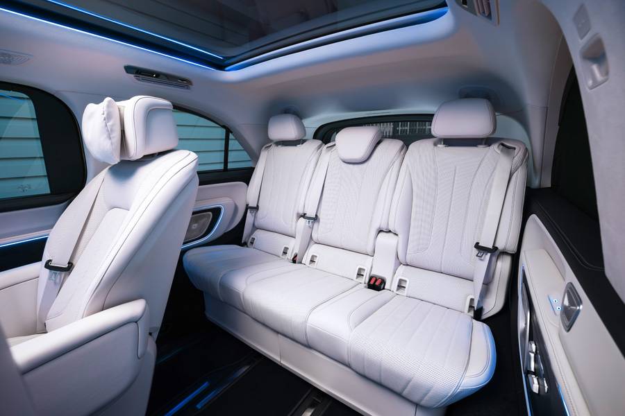 La troisième rangée aussi a été conçue comme un espace à part entière et montre clairement que, pour le VLE, l’espace n’est pas un bonus, mais une compétence clé.