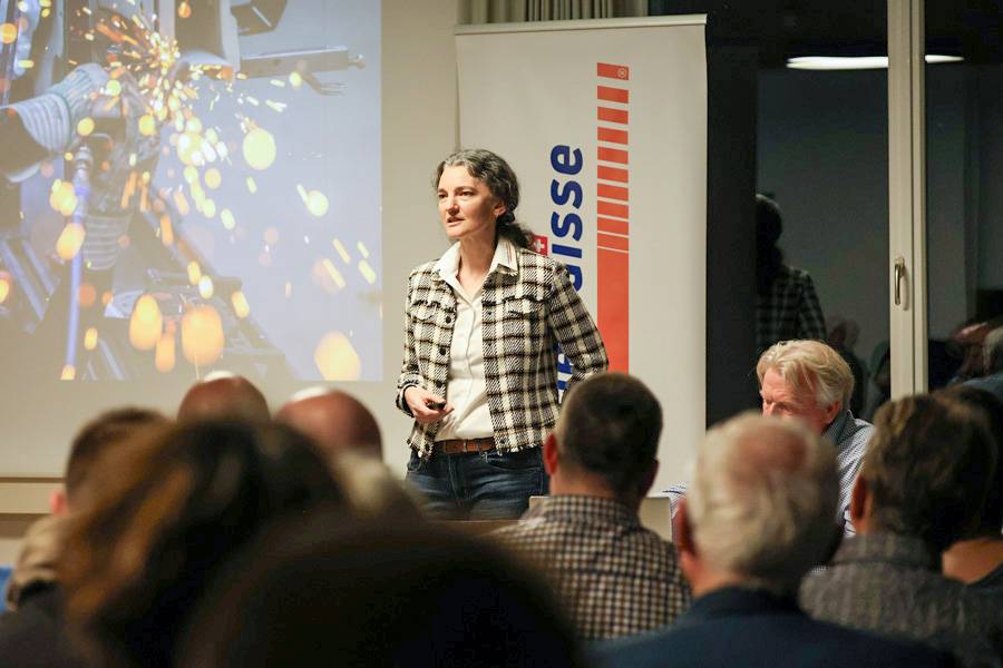 Isabel Suter präsentierte neue Impulse fürs Nachwuchsmarketing – darunter auch das neue Carrosserie-Mobil.