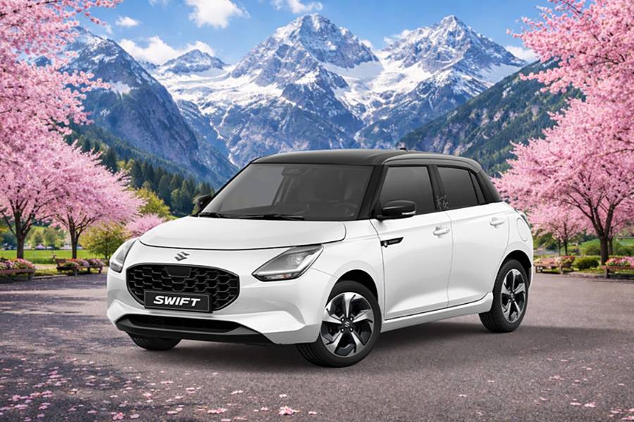 Der Swift Sakura übersetzt das Thema der Sonderedition ins Kleinwagenformat: kompakt, klar gezeichnet und mit gezielten Designakzenten aufgewertet. Das limitierte Modell ist exklusiv für die Schweiz erhältlich und startet bei 20 990 Franken.