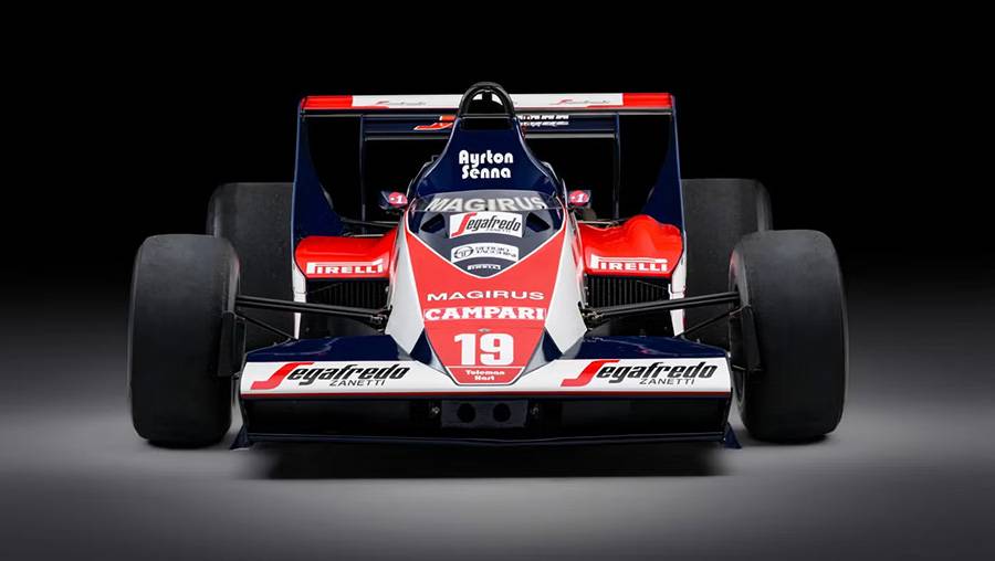 Zwischenlösung mit Nachhall: Der Toleman TG 183 B markiert den ersten Auftritt einer späteren Legende – roh, laut und voller Potenzial.   Foto: RM Sotheby’s