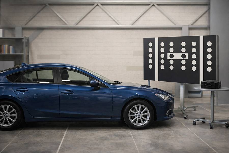 Moderne Fahrzeuge verlangen nach dem Windschutzscheibenersatz höchste Präzision: Sensoren und Assistenzsysteme machen die fachgerechte Kalibrierung heute unverzichtbar.