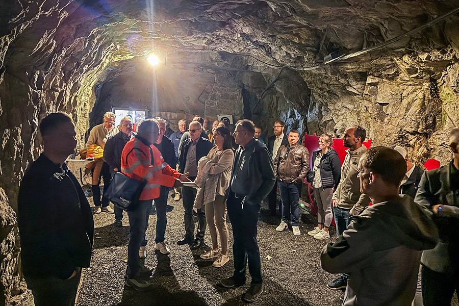 Vor der Generalversammlung erhielten die Teilnehmenden von «Carrosserie Suisse Zentralschweiz» einen Einblick in den Bau der zweiten Gotthardröhre.