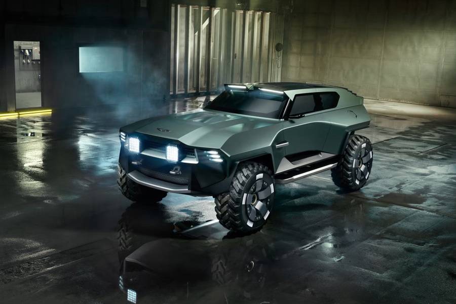 Kantig, hochbeinig und ziemlich furchteinflössend: Mit klassischer Aston-Martin-Eleganz hat der Dreadnought auf den ersten Blick wenig gemein. Die feinen Details verraten seine Herkunft trotzdem.