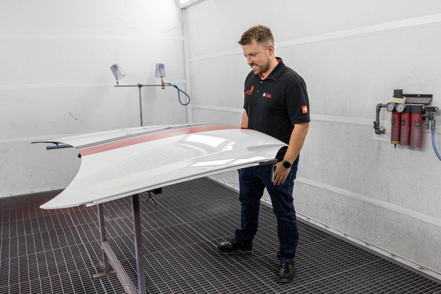. . . réussi. C’est également l’avis du coach Pascal Lehmann après un examen attentif du travail.