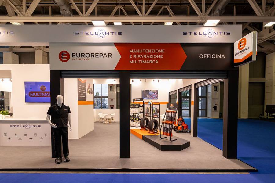 So inszenierte Eurorepar Car Service sein Werkstattangebot 2025 an der Autopromotec. An der Automechanika 2026 will Stellantis das Konzept nun als vollständiges Werkstatt-Ökosystem präsentieren.