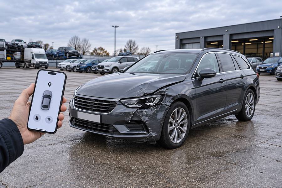 La voiture est vendue, les données restent : contacts, destinations de navigation et connexions aux applications peuvent survivre dans un véhicule accidenté. Image d’illustration.