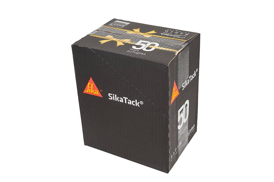 50 Jahre Zusammenarbeit, sichtbar gemacht auf der Verpackung: «Glas Trösch Autoglas» und «Rapid Autoglas» feiern die langjährige Partnerschaft mit Sika mit einem eigens gestalteten Jubiläumsdesign.