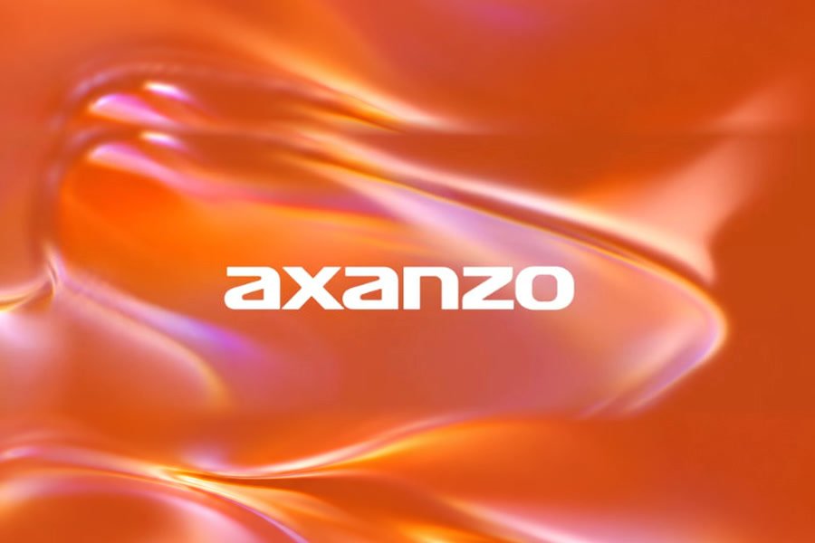 Weisser Schriftzug, orangefarbener Auftritt: Axanzo soll der gemeinsame Konzern von AkzoNobel und Axalta heissen. (Bild: AkzoNobel)