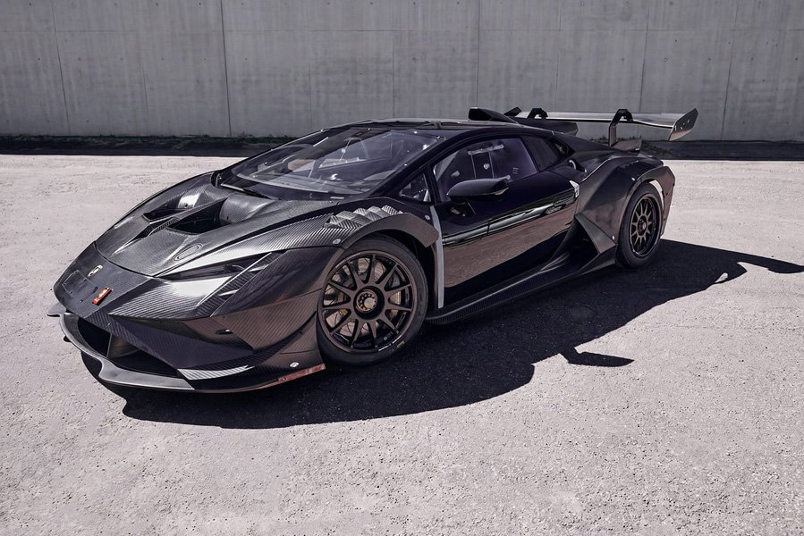 Für die Rennstrecke: Der Lamborghini Huracán Super Trofeo EVO2 mit 620 PS besitzt keine Strassenzulassung. Aufrufpreis: 90 000 Euro.  Foto: Eppli Auktionshaus 