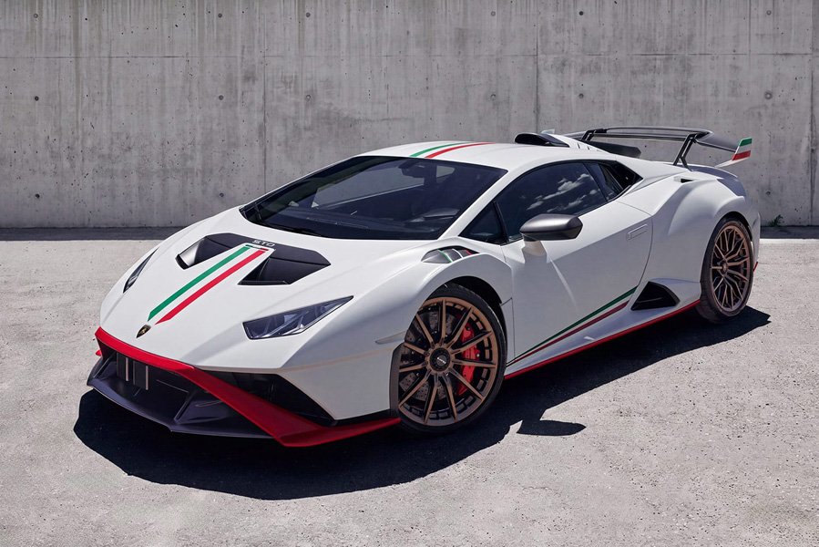 71 kilomètres pour 640 ch : cette Lamborghini Huracán STO quasiment inutilisée sera mise à prix à 130 000 euros lors de la vente judiciaire de Stuttgart.  Photo : Eppli Auktionshaus